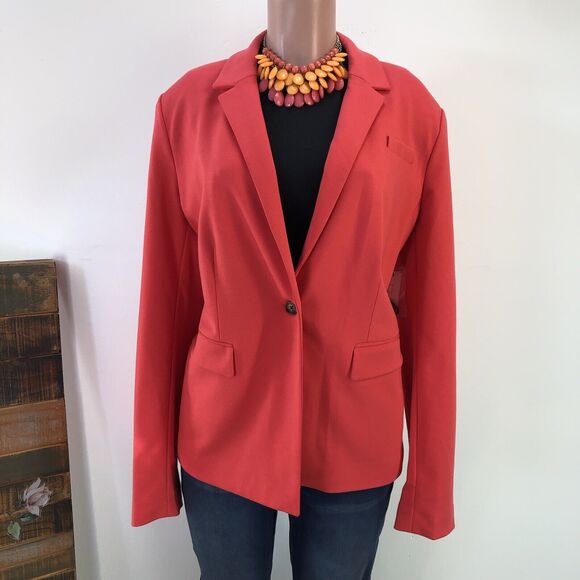 New Crown and Ivy Coral Blazer Size XXL - Picture 1 of 16